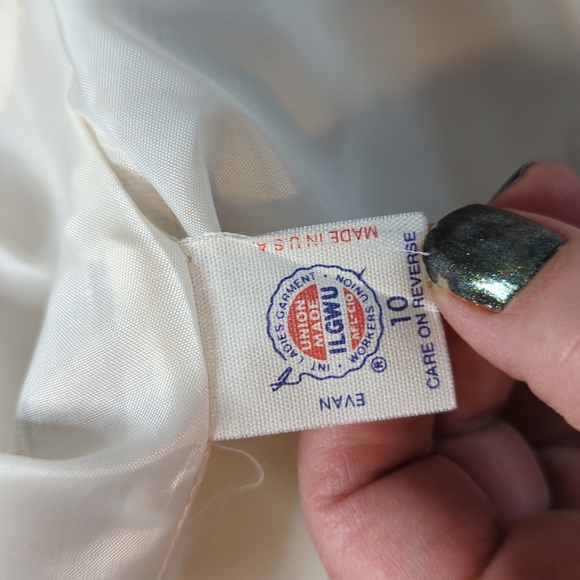 Evan Picone Vintage Made in USA ILGWU Blazer Skirt Size 10 - Picture 5 of 11